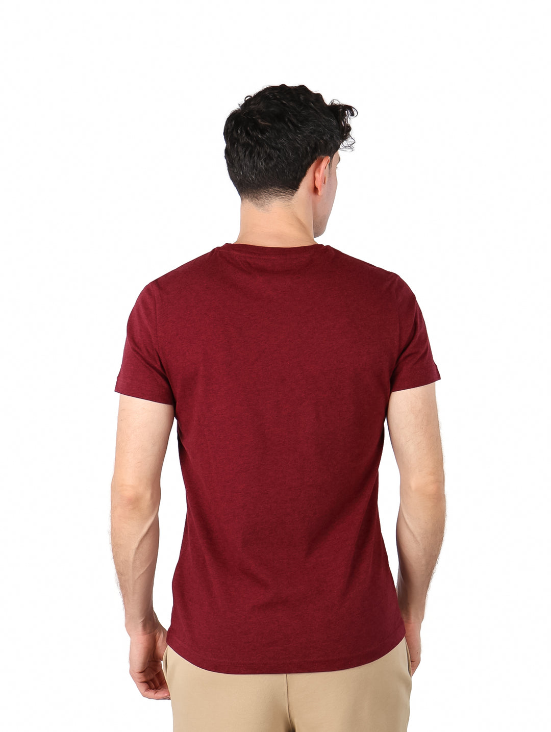 Playera Tommy Hilfiger Rojo Oscuro para Hombre