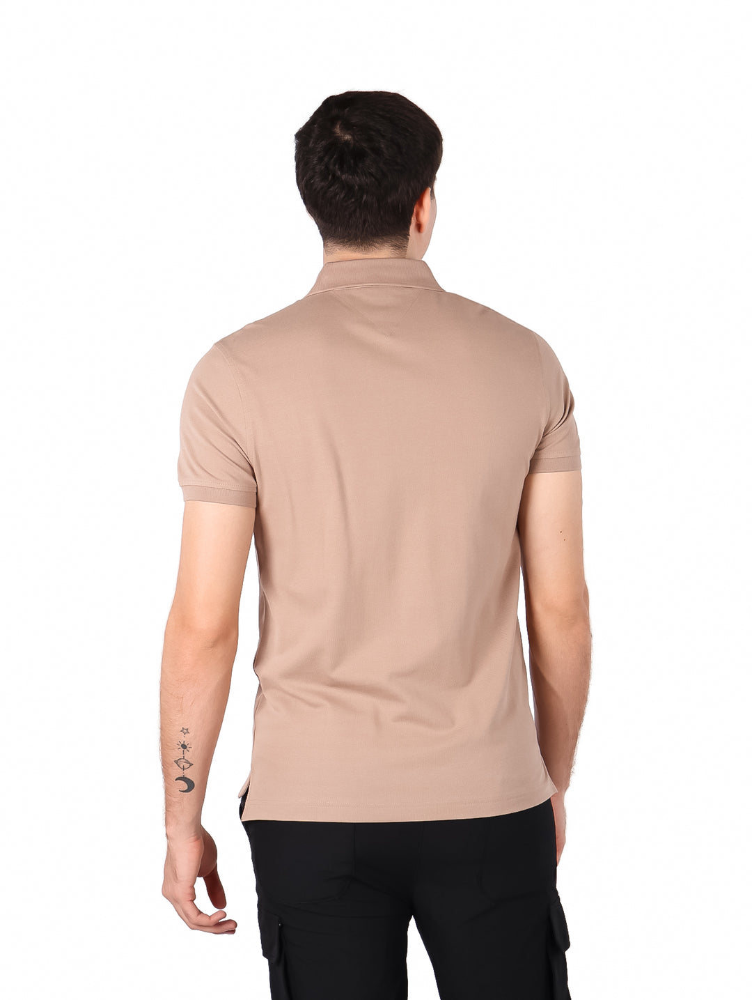 Playera Polo Tommy Hilfiger Coastal Taupe para Hombre