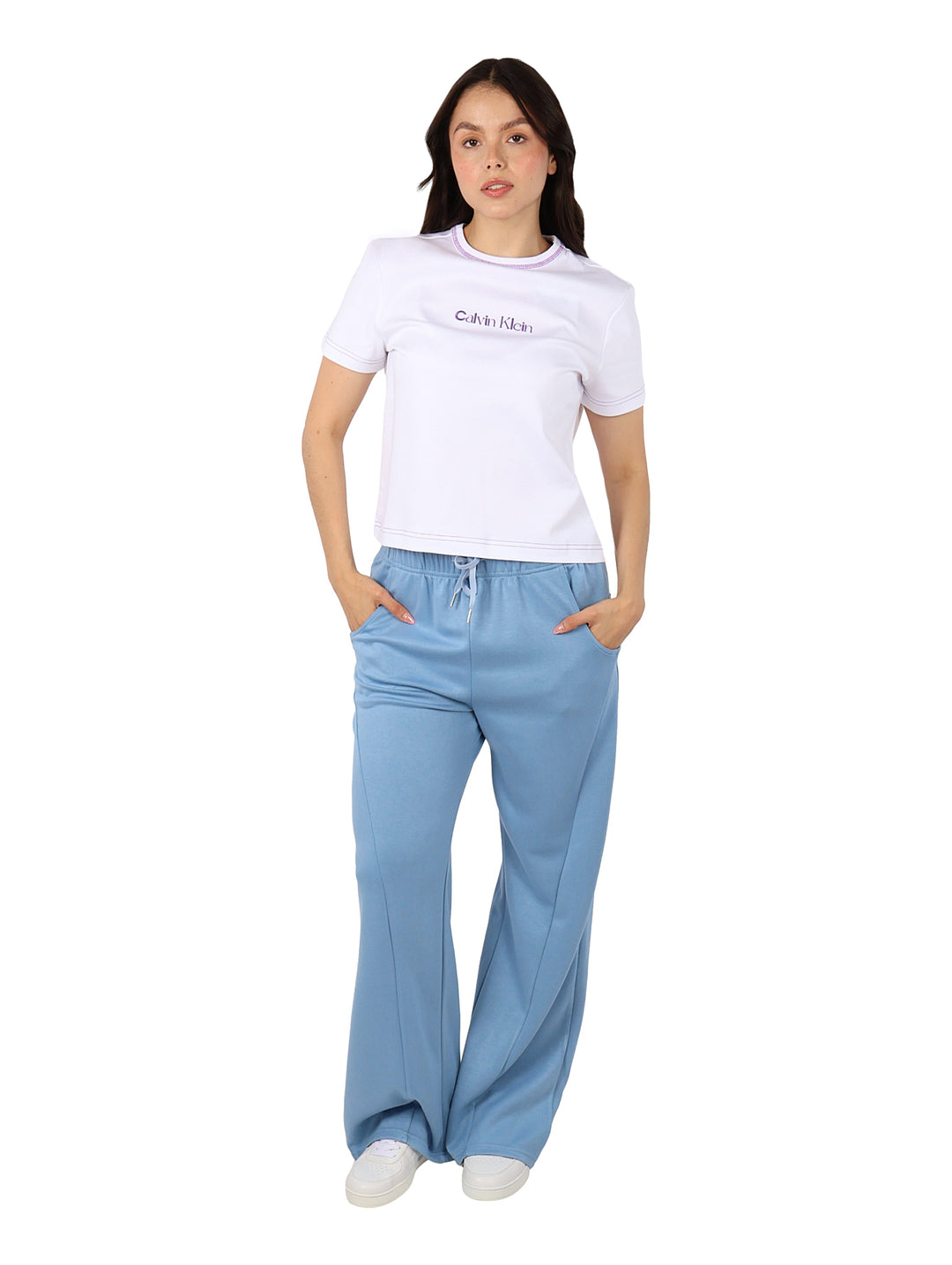 Pantalón ATOK con Jareta Baby Blue para Mujer