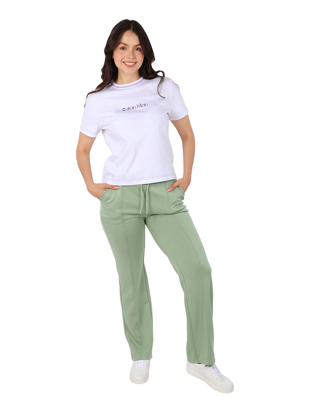 Pantalón ATOK con Jareta Verde para Mujer