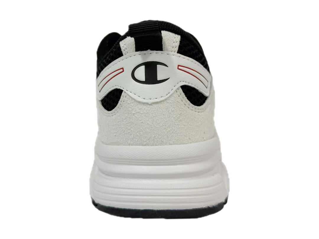 Tenis deportivos Champion Libranta color blanco con detalles en negro y rojo para hombre.