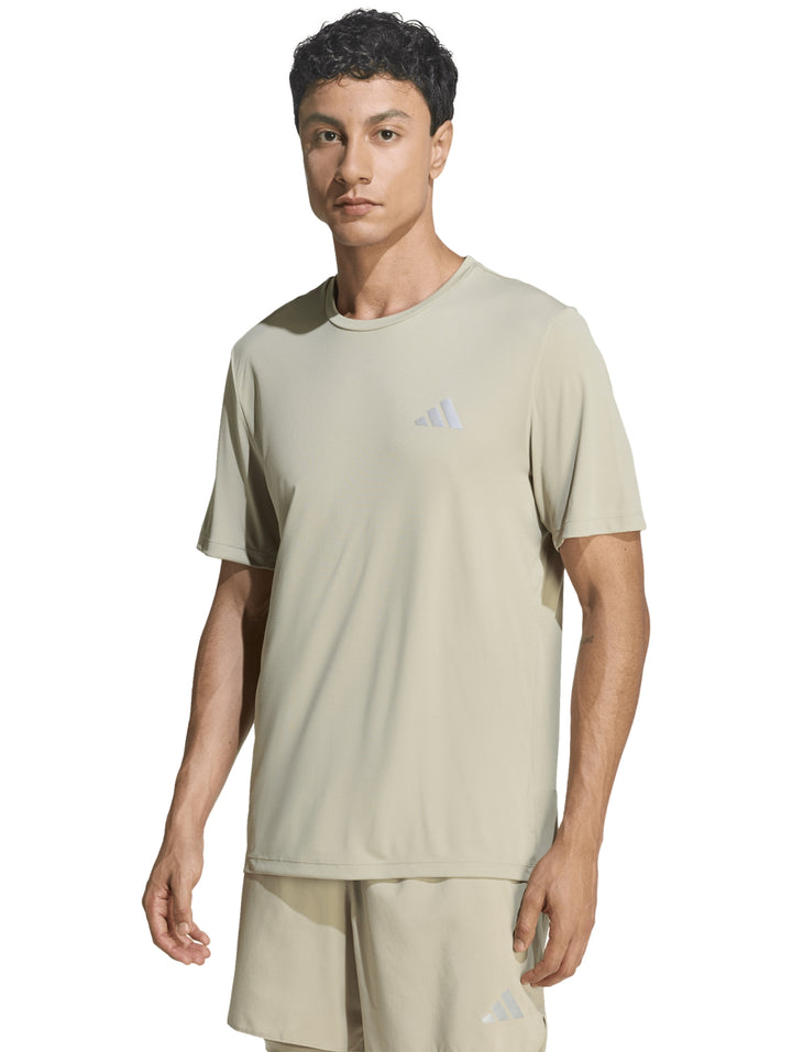 Playera Adidas Run Ess Tee Color Bronce para Hombre