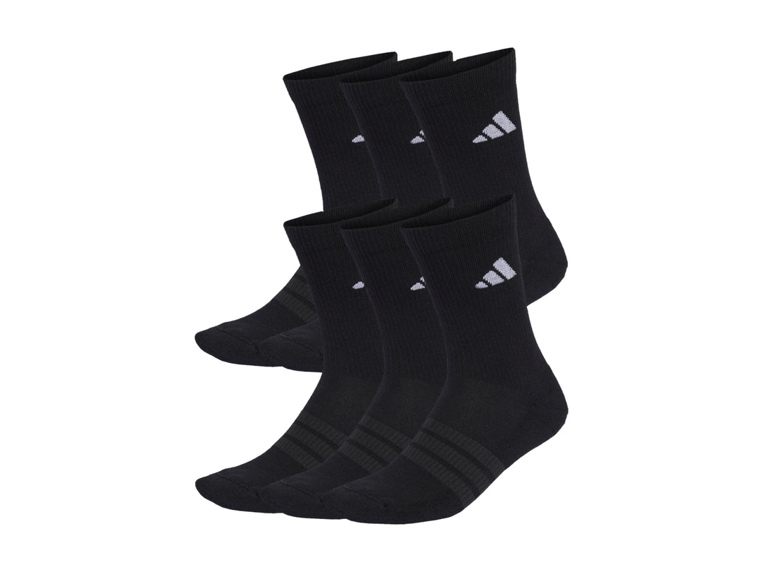 Calcetines Adidas Negros para Mujer (Paquete de 6 pares) Unisex