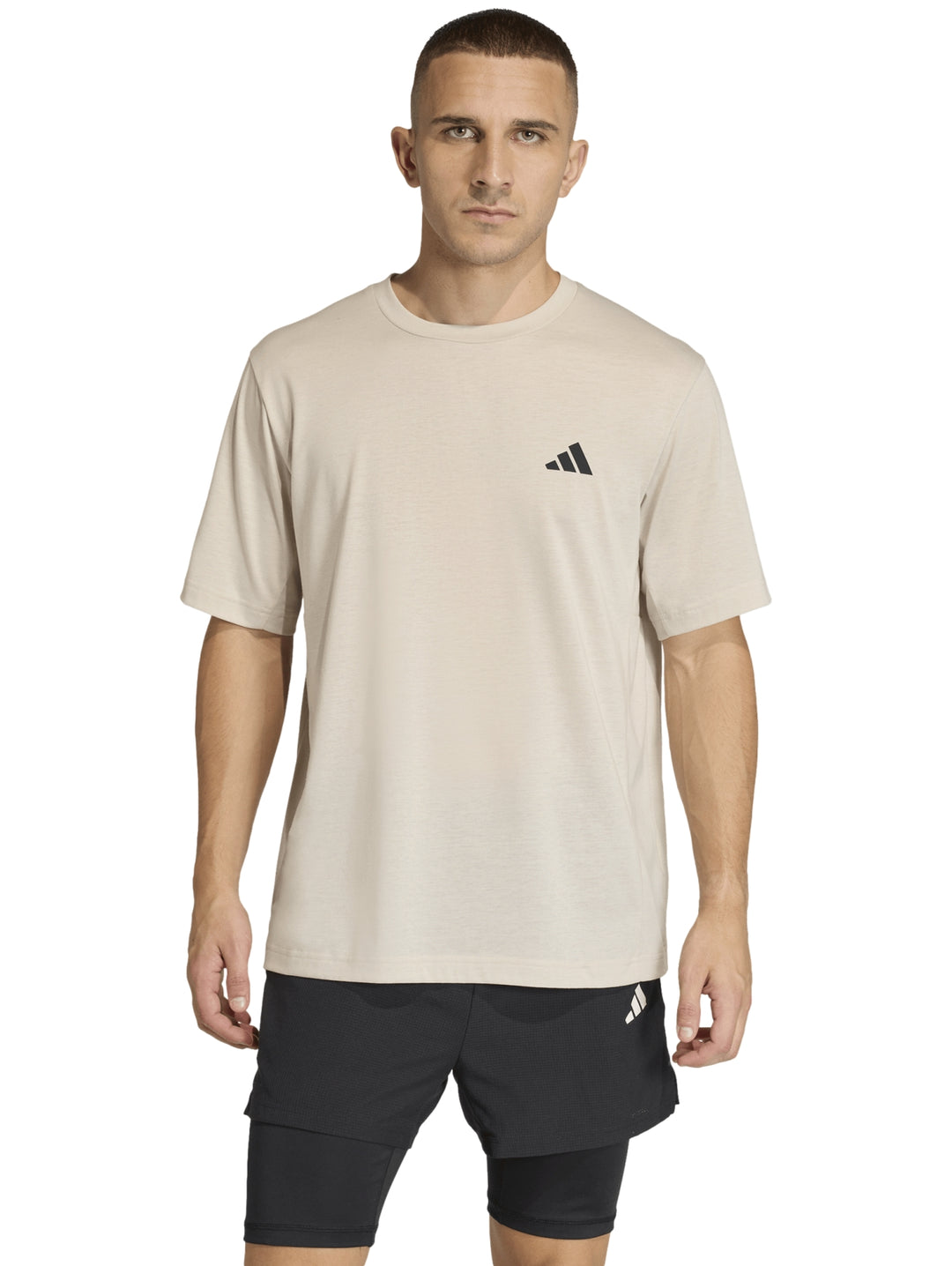 Playera Adidas Training Beige para Hombre