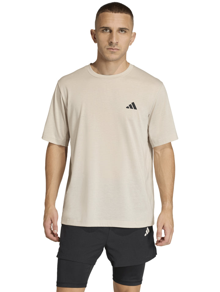 Playera Adidas Training Beige para Hombre