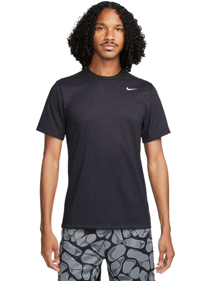 Playera Nike Dri-FIT Negro y Plata para Hombre