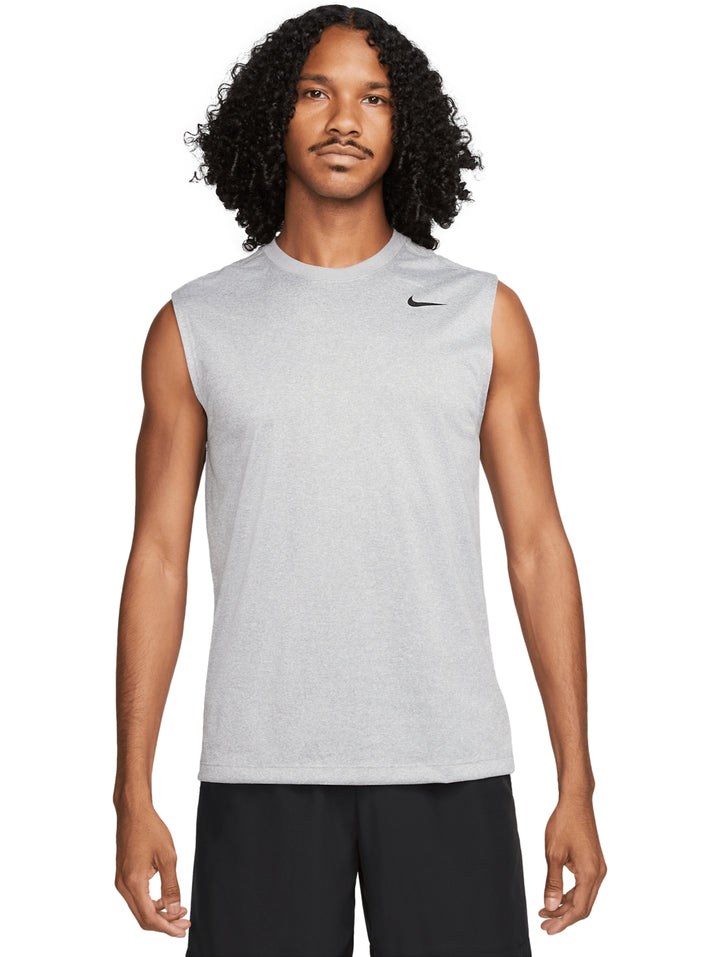 Playera Nike Sin Mangas Gris para Hombre