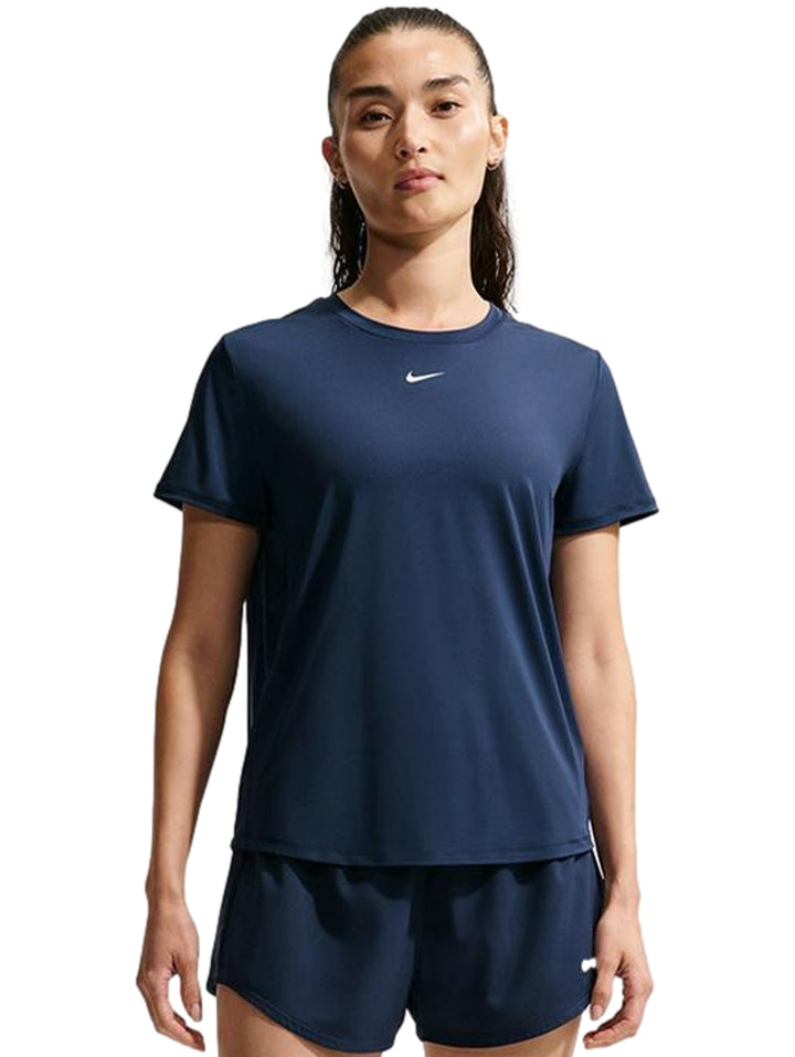 Playera Nike One Classic Azul Marino para Mujer