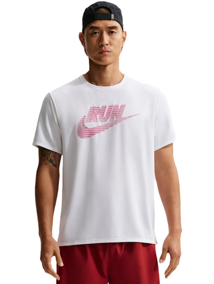 Playera Nike Miler Run Energy Blanco para Hombre