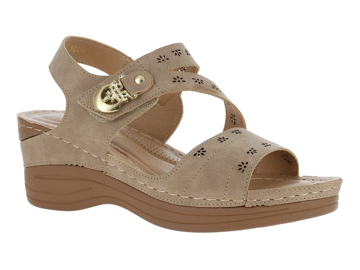 Sandalias Monissima Color Maquillaje para Mujer
