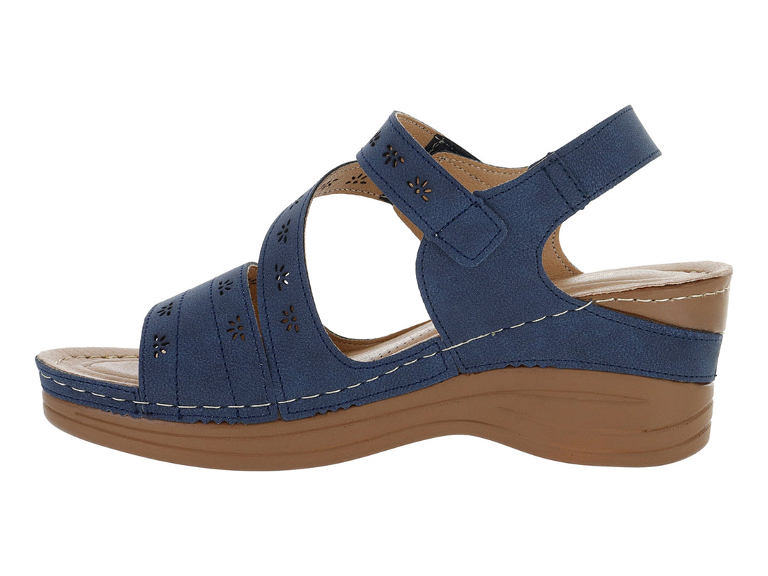 Sandalias Monissima Confort Azul Marino para Mujer