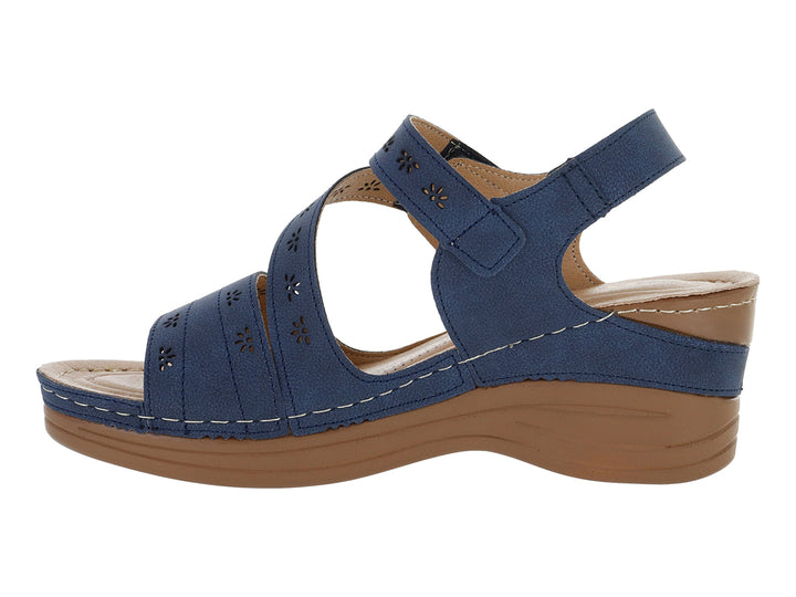Sandalias Monissima Confort Azul Marino para Mujer