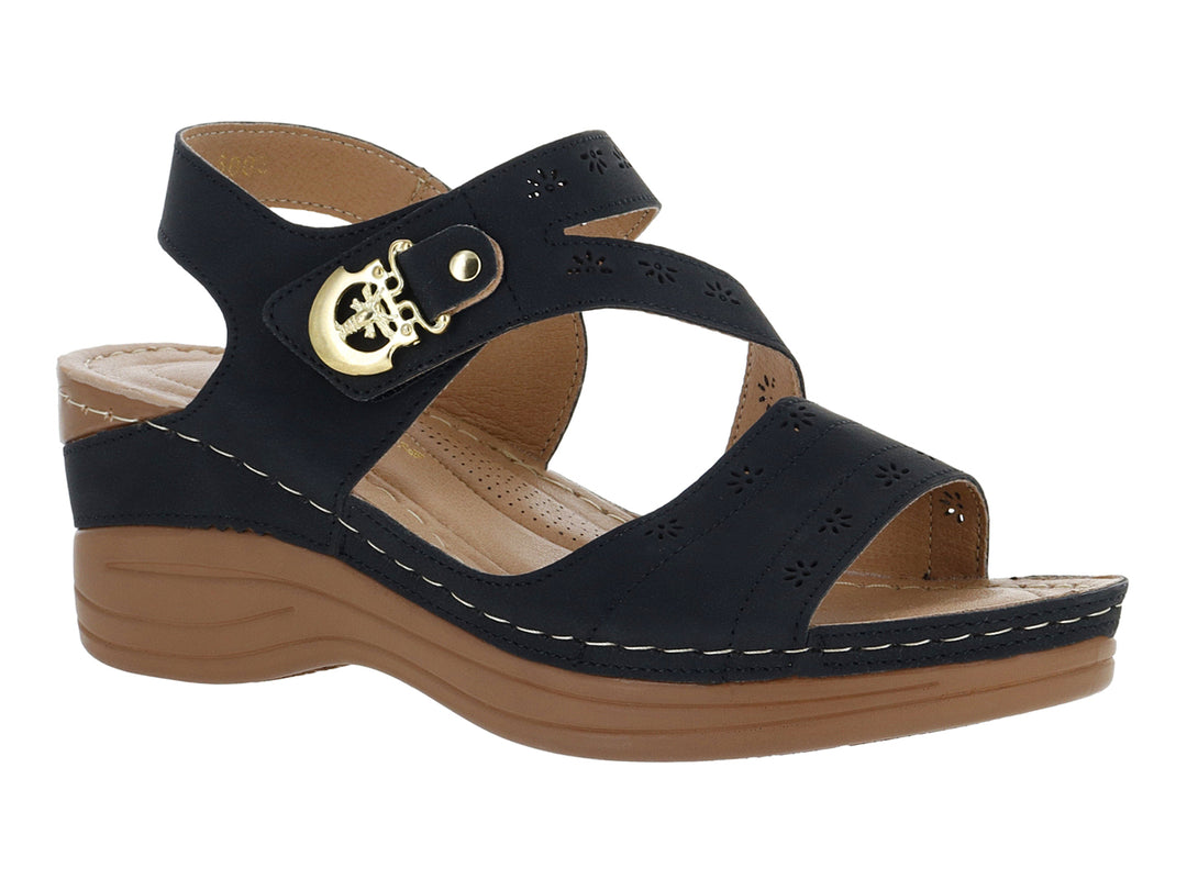 Sandalias Confort Monissima Negro para Mujer