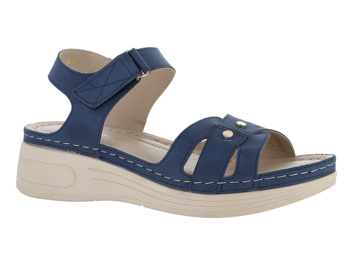 Sandalias Confort Monissima Azul Marino para Mujer