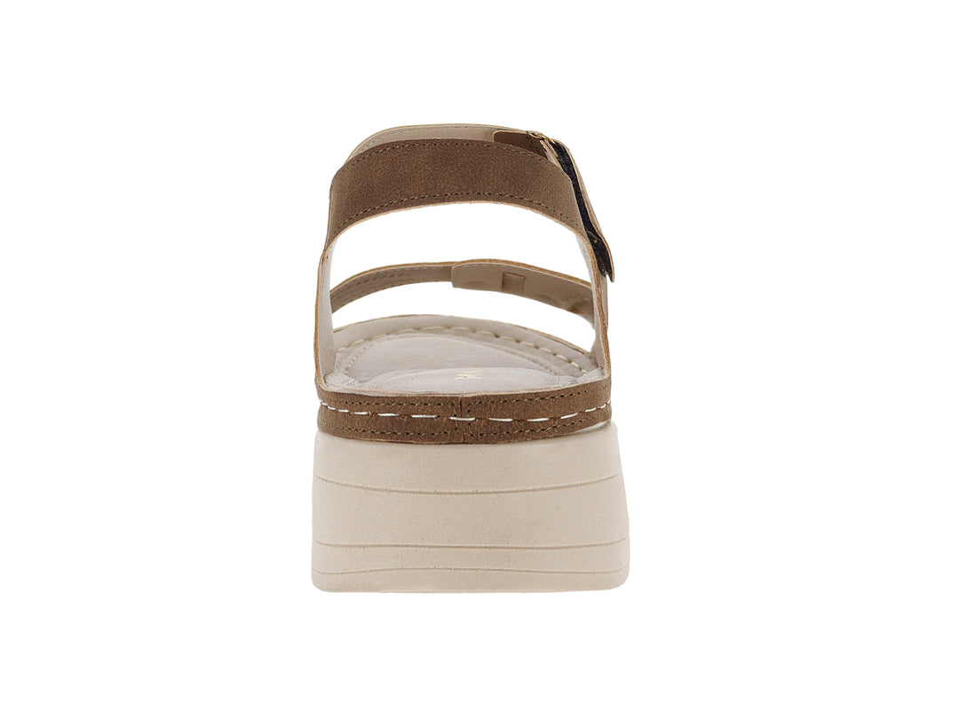 Sandalias Confort Monissima Color Arenilla para Mujer