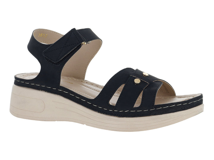 Sandalias Confort Monissima Negro para Mujer
