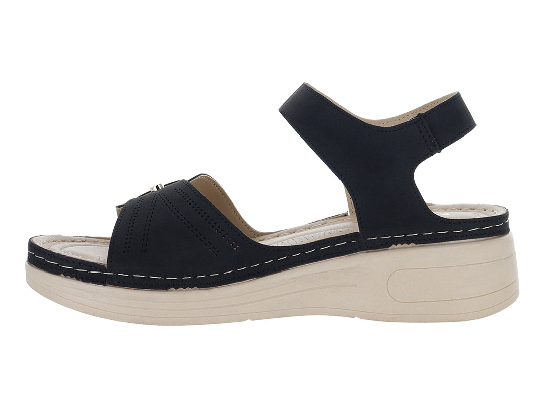 Sandalias Confort Monissima Negro para Mujer