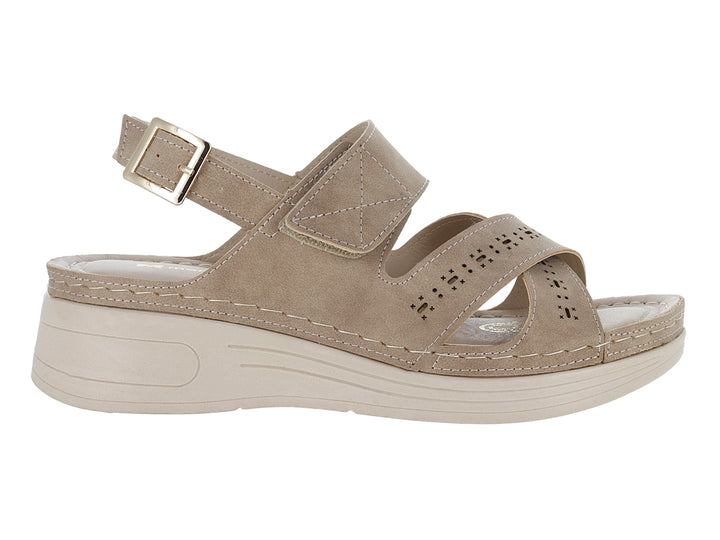 Sandalias Confort Monissima Color Maquillaje para Mujer
