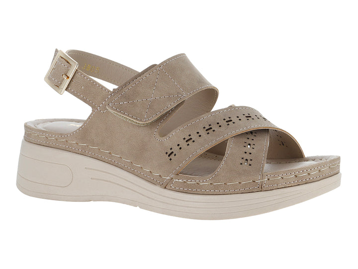 Sandalias Confort Monissima Color Maquillaje para Mujer