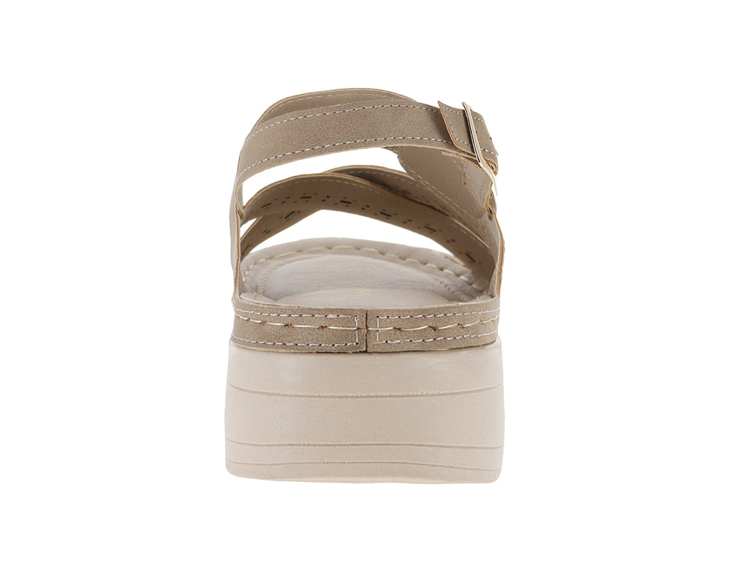 Sandalias Confort Monissima Color Maquillaje para Mujer
