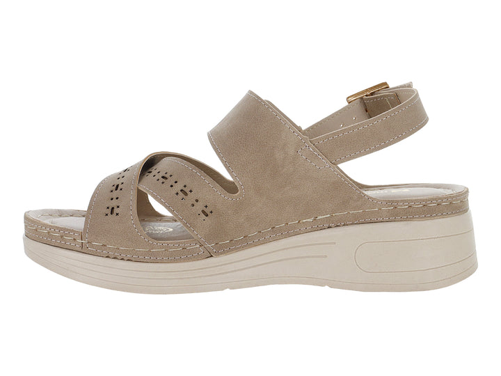 Sandalias Confort Monissima Color Maquillaje para Mujer