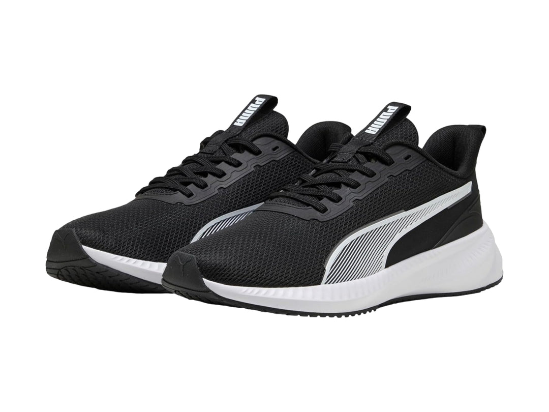 Tenis PUMA Flyer Lite 3 Negro y Plata para Hombre