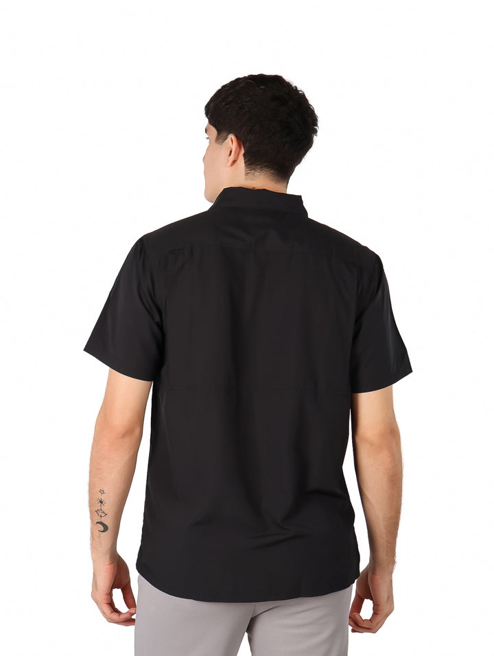 Camisa Outdoor UNGA Regular Fit Negro para Hombre