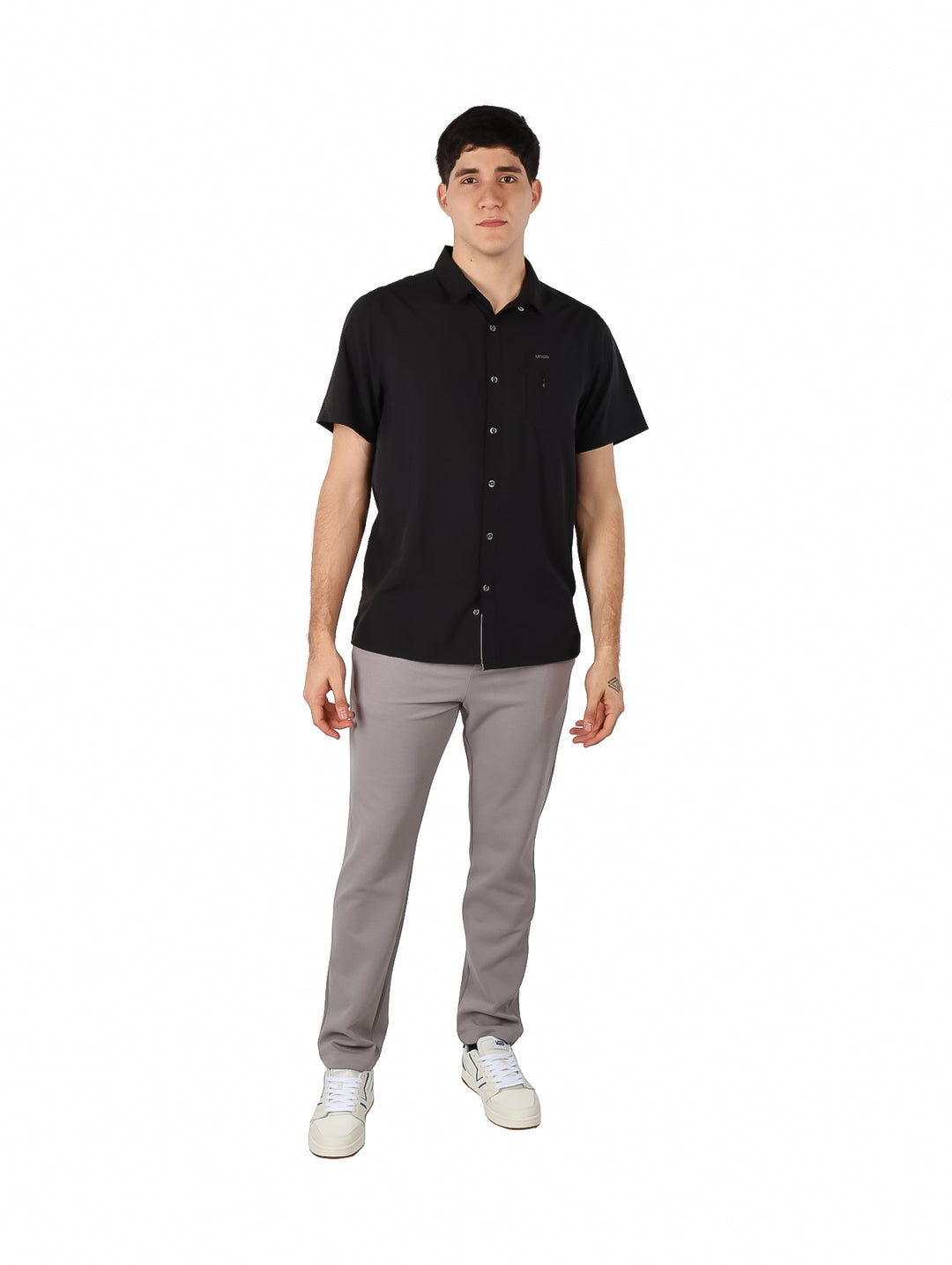 Camisa Outdoor UNGA Regular Fit Negro para Hombre