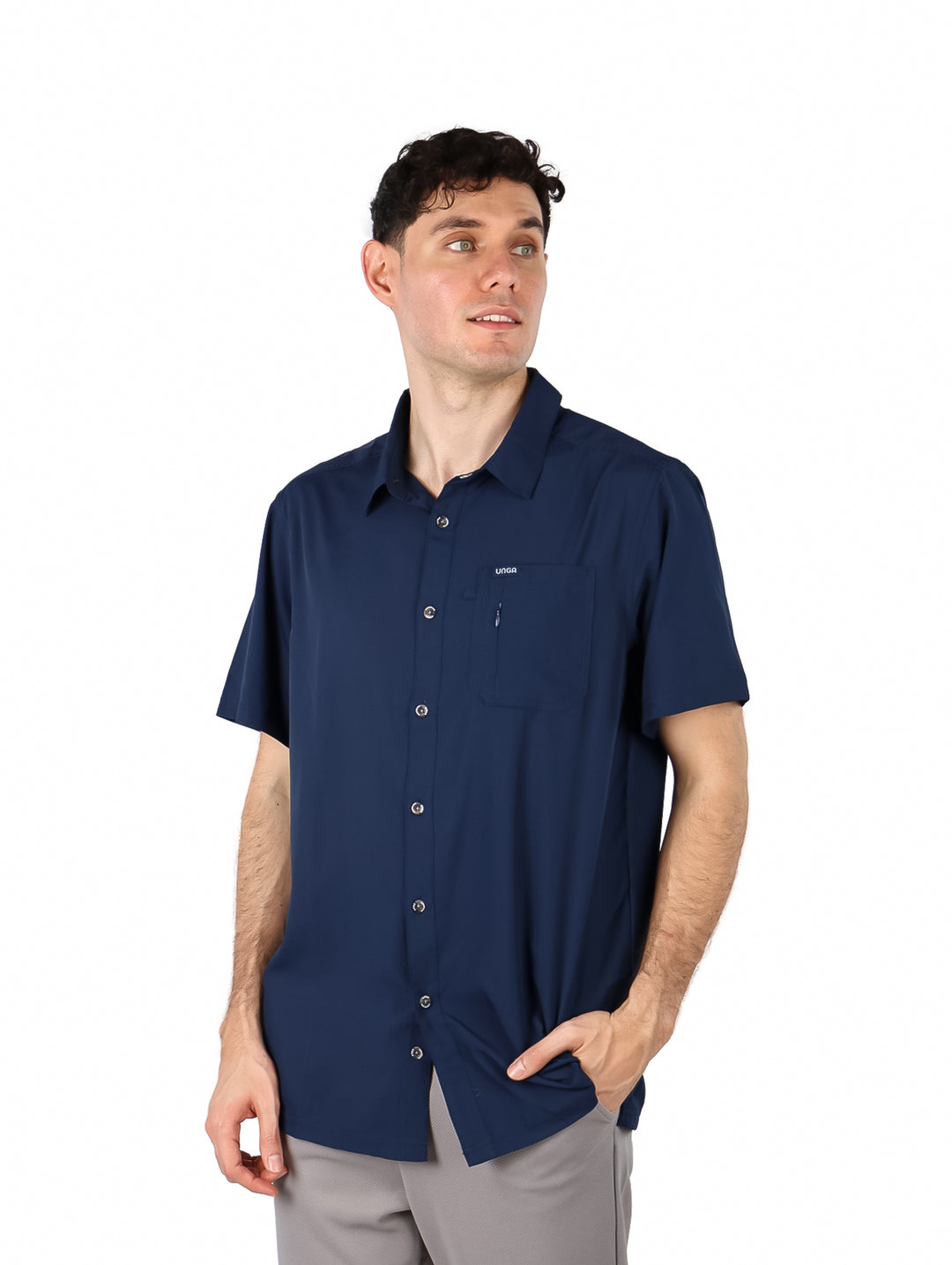 Camisa Outdoor UNGA Blue Nocturnal para Hombre