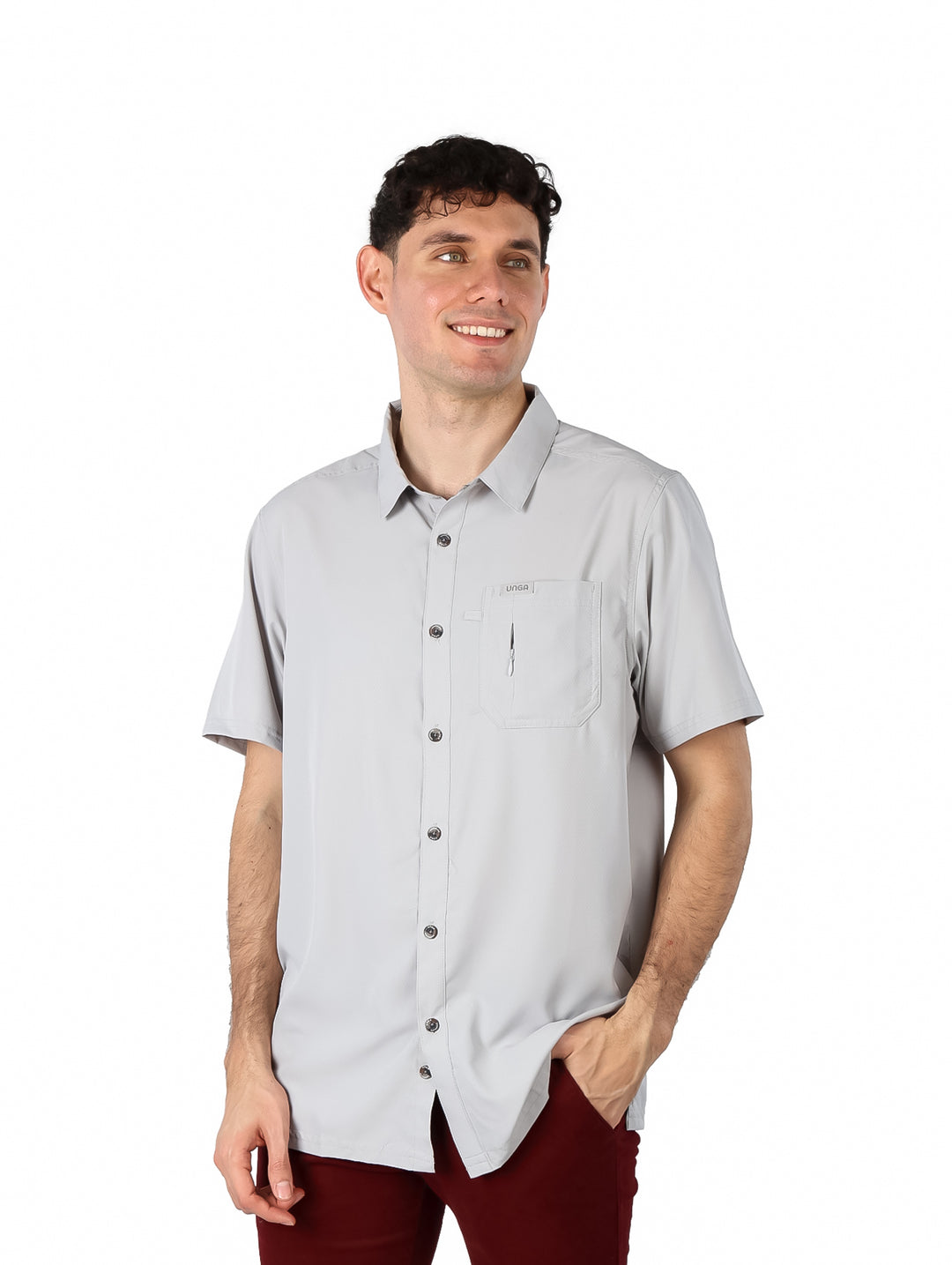 Camisa Outdoor UNGA Cool Gray para Hombre