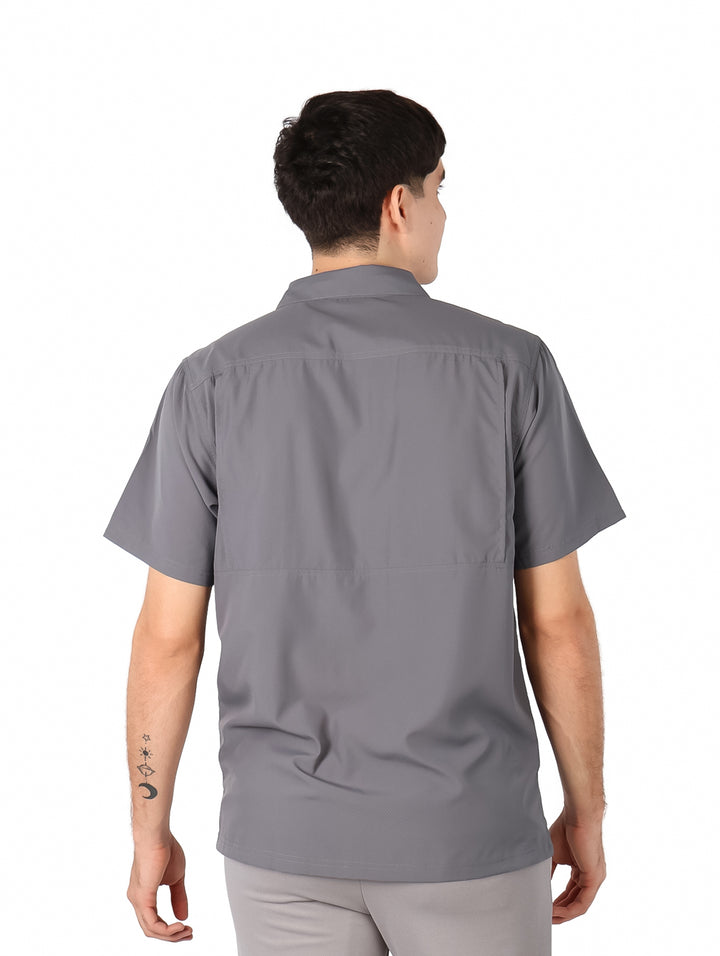 Camisa UNGA Regular Fit Gris para Hombre