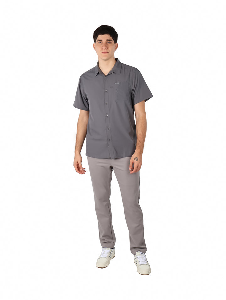 Camisa UNGA Regular Fit Gris para Hombre