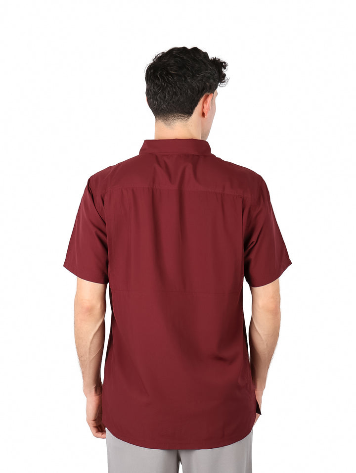 Camisa UNGA Outdoor Regular Fit Color Uva para Hombre