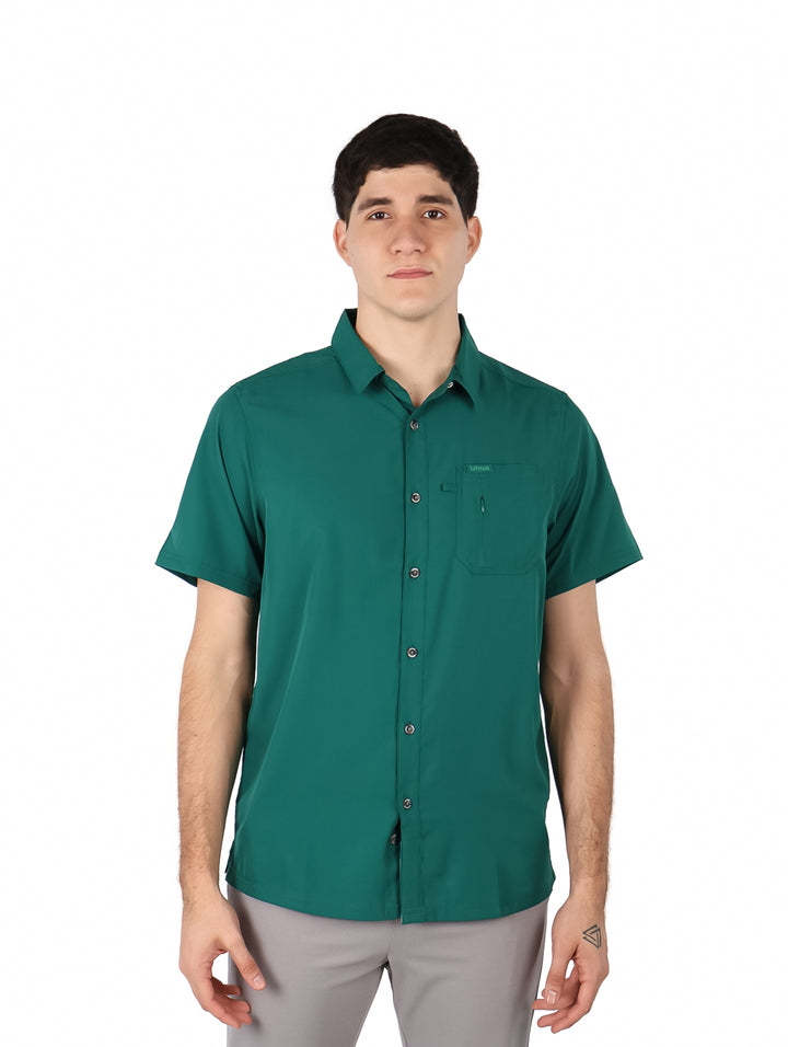 Camisa Outdoor UNGA Verde para Hombre