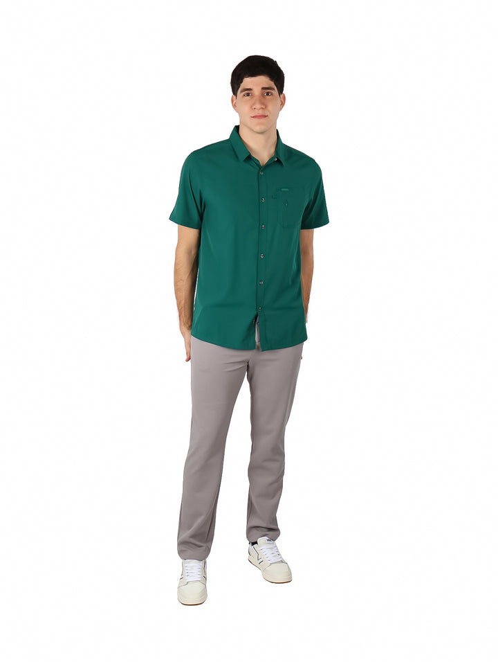 Camisa Outdoor UNGA Verde para Hombre