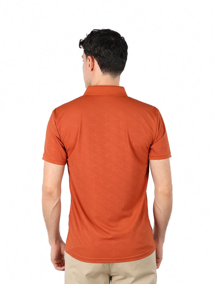 Playera Polo Pavini Color Ladrillo para Hombre