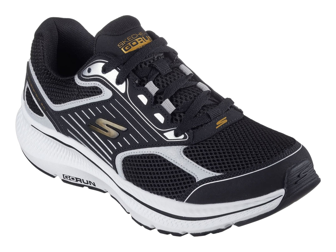 Tenis Skechers Run Consistent 2.0 Negro con Plata para Hombre