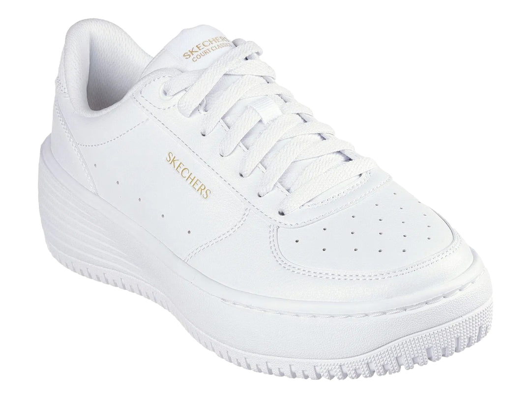 Tenis Skechers Court Classic Blanco para Mujer