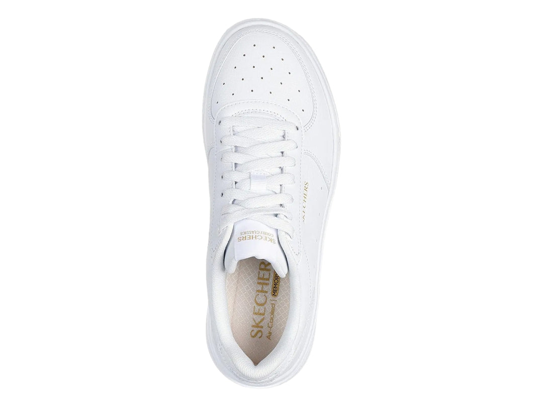 Tenis Skechers Court Classic Blanco para Mujer