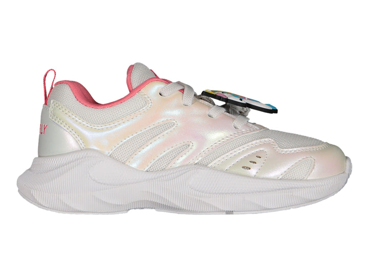 Tenis Charly Light Sport Blanco y Rosa para Niña