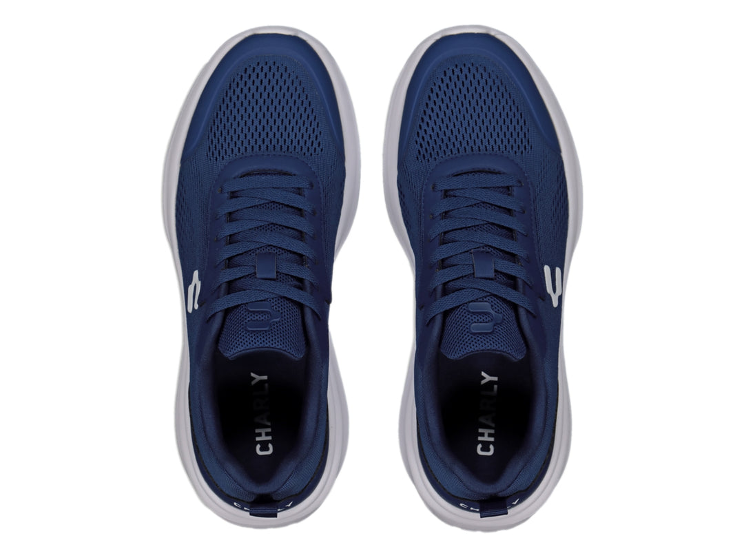 Tenis Charly Road Casual Marino y Blanco para Hombre