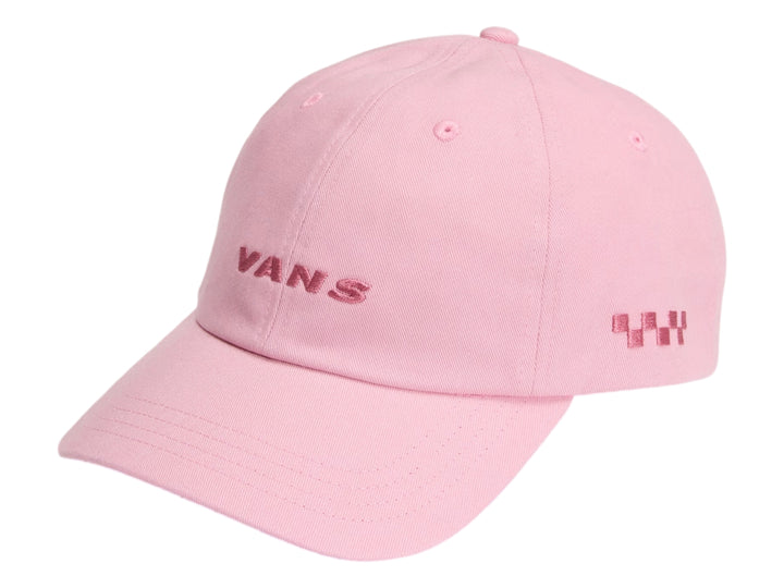 Gorra Vans Check Side Curved Bill Jockey Rosa para Mujer