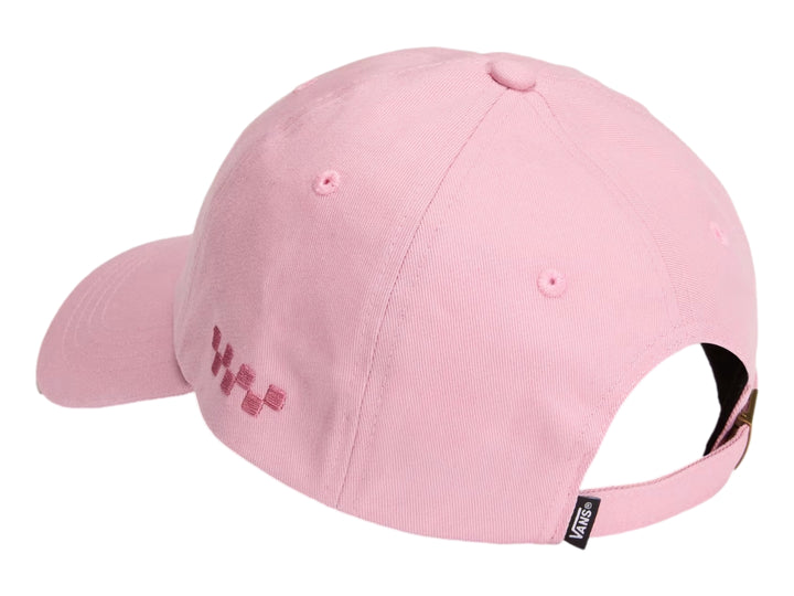 Gorra Vans Check Side Curved Bill Jockey Rosa para Mujer