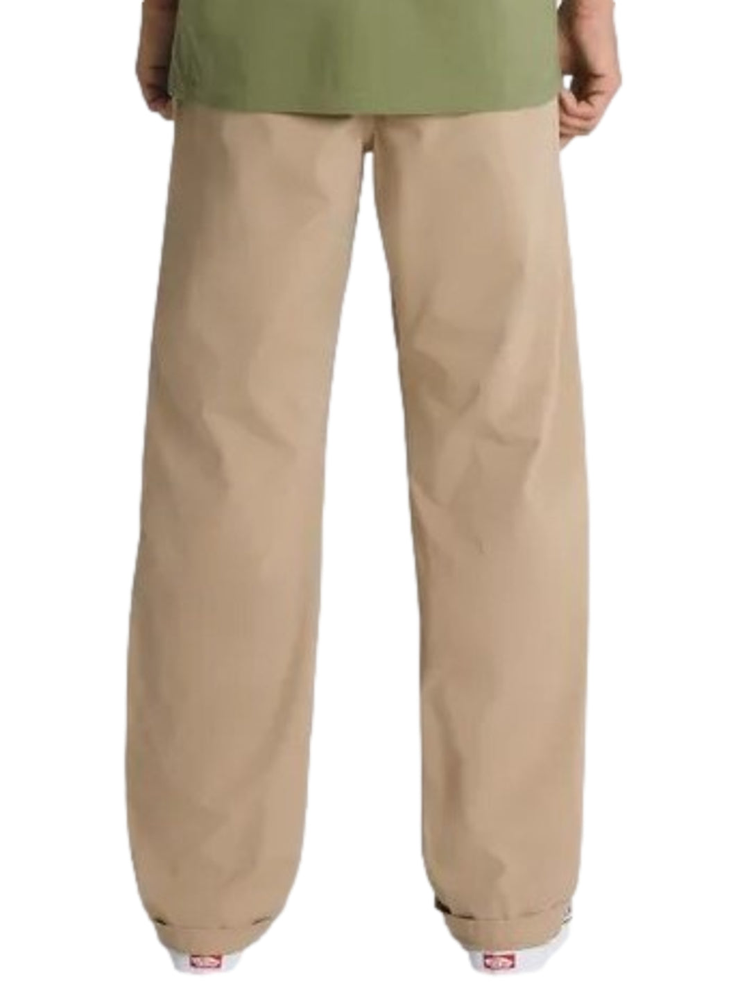 Pantalones VANS color beige de corte relajado y recto.