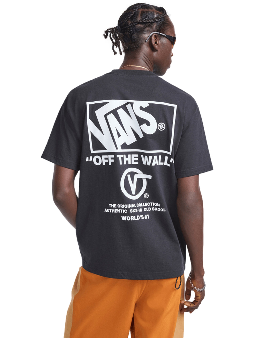 Playera Vans Stacked Hi Negro para Hombre