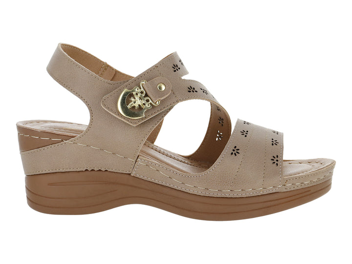 Sandalias Confort Mas Descanso Color Maquillaje para Mujer