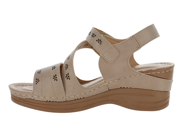 Sandalias Confort Mas Descanso Color Maquillaje para Mujer