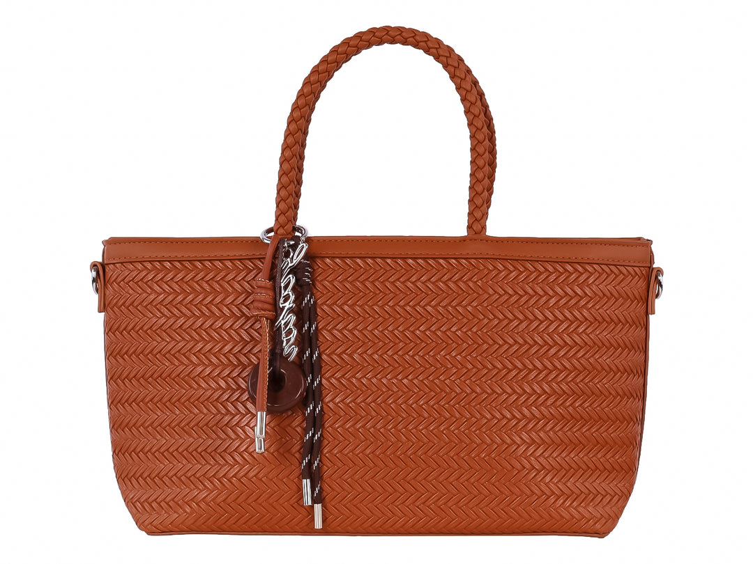 Bolsa de Hombro Unibella Color Café para Mujer