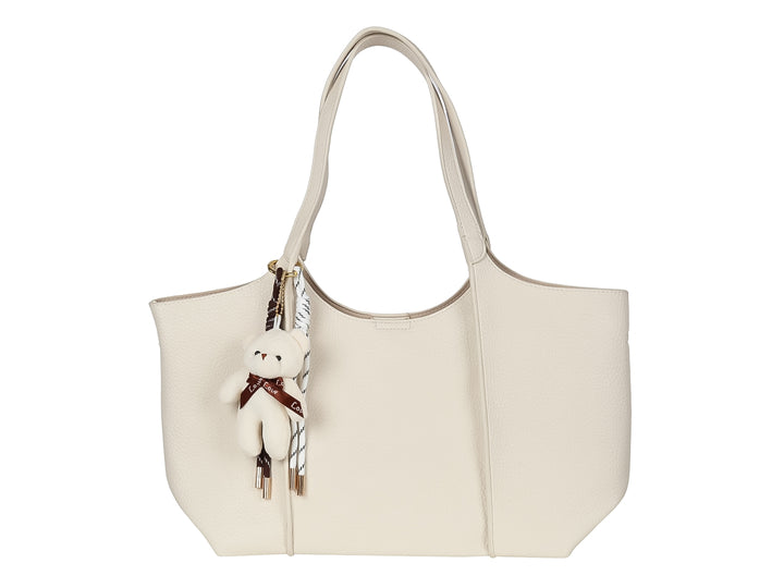 Bolsa de Hombro Unibella Beige para Mujer