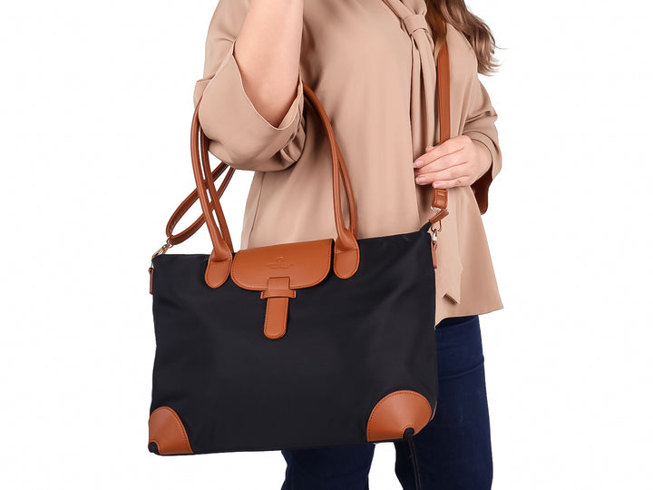 Bolsa de Hombro Unibella Negro para Mujer